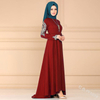 FREE SHIPPING Dubai New Embroidery Long Sleeve Islamic Clothing Prayer Dresses Muslim Maxi Dress Women Abaya With Lining