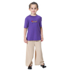 Fashion Short Sleeve Islamic Children Clothing Muslims Kids Clothes Pants Shirt Set For Girls