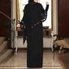 FREE SHIPPING 2021 Modest Pure Color Long Sleeve Islamic Clothing Prayer Dresses Muslim Women Maxi Dress Abaya With Shawl