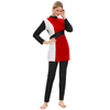 SIPO Islamic Conservative Swimsuit Size Stitching Three-piece Comfortable Beach Suit