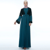 Sequin Stitching Outer Robe Dubai Muslim Women's Chiffon Cardigan Modest Kimono