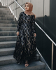 Elegant Design Tassels Egyptian Islamic Clothing Abaya Party Wear Evening Muslim Fashion Dresses