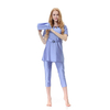 Hot Sale Women's Broken Neckline Design Three-Piece Girls Islamic Muslim Swimsuit Swimwear