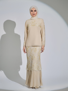 SIPO New Fashion Modern Baju Kurung 2024 Malaysia Baju Islamic Cloth Premium Chiffon with Italian Crepe Muslim Women Dress 
