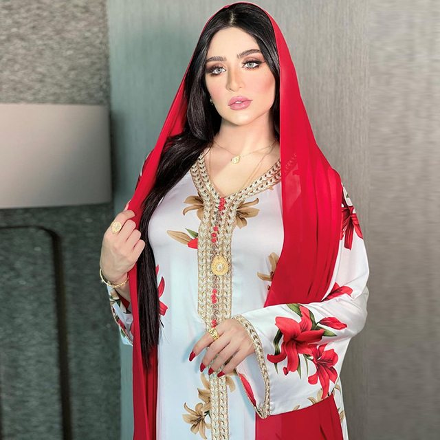 Islamic Women Clothing Dubai Abaya Fabric Kimono Maxi Modest Clothing