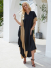 Arabic Casual Robe Clothing Loose Islamic Modest Muslim Women Maxi Dresses Abaya