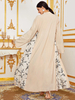 2022 New Muslim Abaya Gown Cardigan with High-end 3D Embroidered Robe