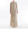 Cotton Long Sleeve Plus Size Modest Fashion Loose Casual Islamic Robe Muslim Maxi Dresses Abaya