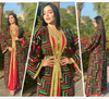  Abaya Embroidery Latest Designs Print Cotton Maxi Women Islamic Clothing Muslim Dress Borka Vêtements Modest Dubai Kimono Abaya