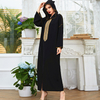 2022 Hooded Embroidery New Arabic Modest Fashion Islamic Dress Robe Muslim Maxi Dresses Abaya