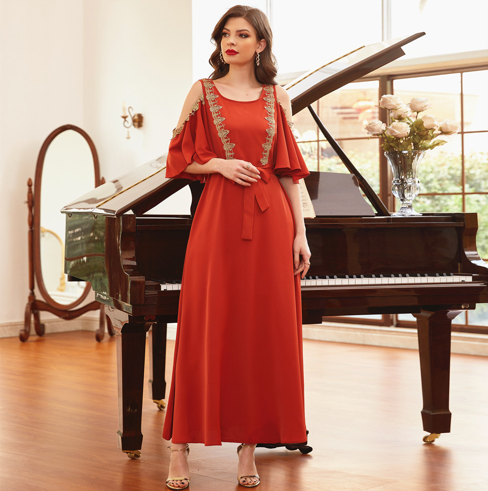 New Designs Luxury Modest Fashion Muslim Robe Loose Islamic Hooded Maxi Dresses Abaya