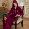 Dubai Muslim Robe Ramadan Modest Fashion Loose Islamic Maxi Dresses Abaya