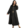  Fashion Muslim Dress Borka Open Fabric Dubai Kaftan Islamic Clothing Kimono Embroidery Modest Wholesale Abaya