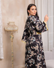  Modest Muslim Dress Embroidery Open Dubai Kaftan Islamic Clothing Borka Fabric Kimono Wholesale Fashion Abaya