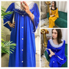  Kaftan Islamic Clothing Open Fashion Wholesale Kimono Dubai Borka Muslim Dress Embroidery Modest Fabric Abaya