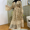 2022 European And American New Stitching Fake 2ps Printing Plus Size Women's Blouse