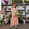  Dubai Fashion Fabric Borka Wholesale Muslim Dress Modest Kaftan Islamic Clothing Open Kids Child Embroidery Kimono Abaya