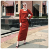 Casual New Design Dubai Middle East Muslim Lady Modest Fashion Blouse Set