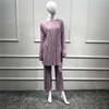 Turkey Middle East New Design Dubai Muslim Lady Modest Fashion Blouse Set