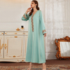 Dubai Modest Fashion Best Selling Islamic Muslim Temperament Robe Maxi Dresses Loose Abaya
