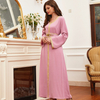 Middle East Islamic Muslim Dubai Modest Fashion Temperament Robe Maxi Dresses Loose Abaya