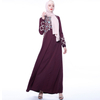 New Autumn Embroidered Long Dress, Embroidered Dubai Women's Dress, Abaya Dress