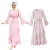  Kaftan 2022 Bat Sleeve Kimono Dubai Morocco Burka Caftan Islamic Clothing Thobe Abaya Muslim Arab Jalabiya Turkish Modest Prayer Women Maxi Dress Abaya