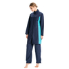 Modest Middle East Swimsuit Three-piece Suit Women's Loose Large Size Zipper with Hood Thin Sportswear
