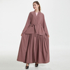  Abaya Turkish Modest Kaftan Kimono Morocco Jalabiya Muslim Thobe Dubai Islamic Clothing Arab Burka Caftan Bat Sleeve 2022 Prayer Women Maxi Dress Abaya