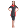 Islamic Women's Full Cover Swimsuits Printed Modest Beach Swimsuits Burkini