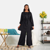Summer Casual Loose Modest Fashion Middle East Muslim Lady Blouse Set