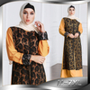 New Style Dresses Women's Fashion Fake Two Pieces of Lace Temperament Women's Clothing Arabian Women's Dress Robe