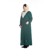 Fashion Chest Applique Malaysia Arab Muslim Robe Plus Size Long-sleeved Dress Women