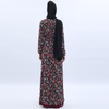 New Cross-border Printed Chiffon with Cardigan Pendants And Summer Muslim Women's Clothing in Stock