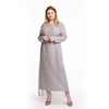 New European And American Polka Dot Plus Size Women's Mesh Slim Dress