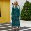 Arabic Best Selling Islamic Embroidery Turkey Dubai Modest Fashion Muslim Robe Maxi Dresses Loose Abaya