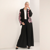 Simple Design 2022 Modest Fashion Islamic Dubai Designs Maxi Dresses Muslim Open Abaya