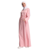 Chic 2022 Modest Fashion Islamic Dubai Maxi Dresses Muslim Open Abaya