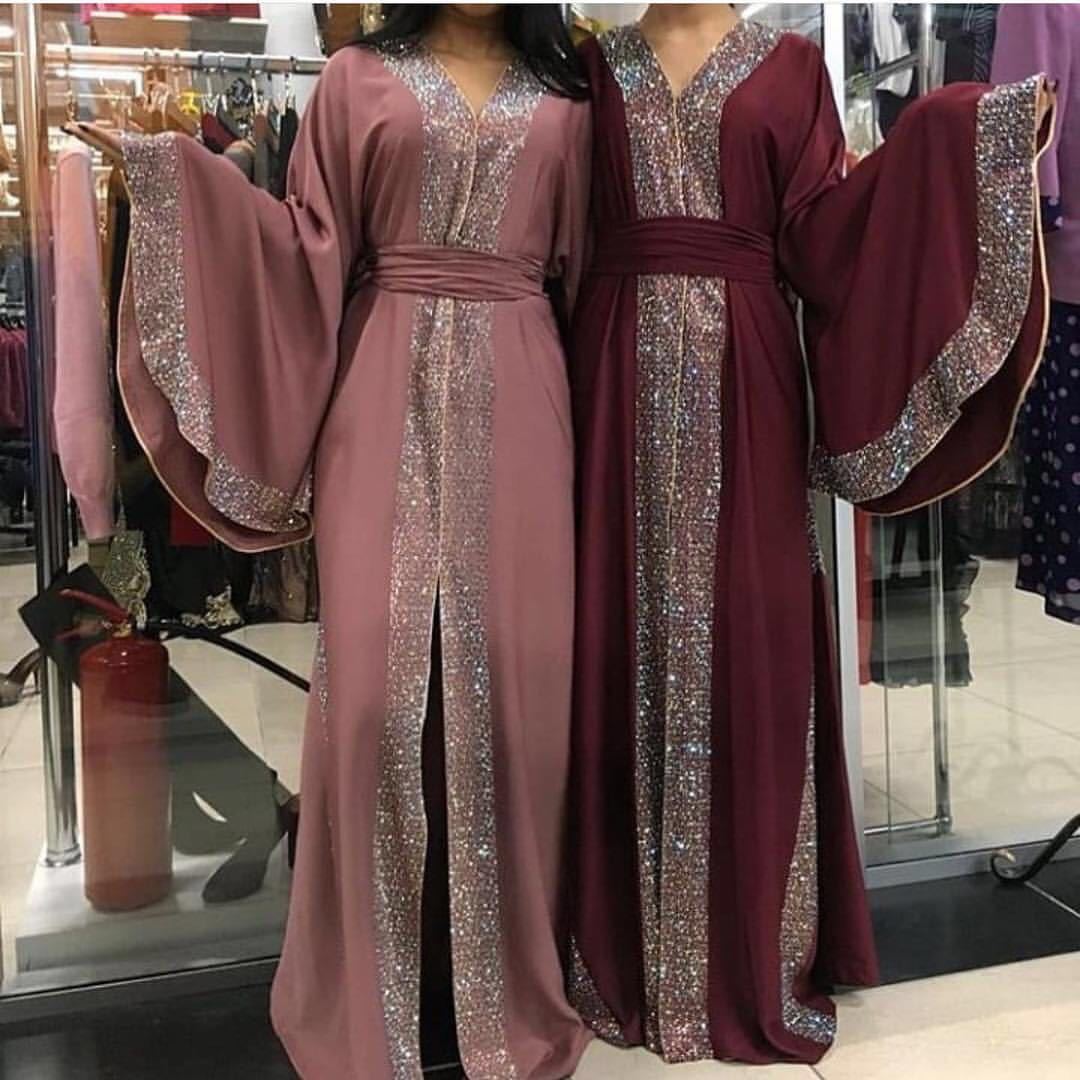 Islamic Pray Modest Muslim Modern Dubai Arabic Latest Fashion Lady Maxi Dresses Abaya