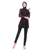 Modest Swimsuit Three-piece Suit, Zipper, Hood, Tight Swimsuit, Amazon AliExpress Wish