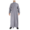 High End Muslim Islamic Arabic Men's Wholesale Casual Robe Stand Collar Thobe