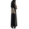 Open Abaya Kimono Burka 2022 Dubai Thobe Turkish Abaya Kaftan Modest Bat Sleeve Morocco Caftan Jalabiya Muslim Islamic Clothing Arab Prayer Women Maxi Dress Open Abaya