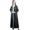  Arab Muslim Kimono Islamic Clothing Turkish Jalabiya Dubai 2022 Abaya Thobe Burka Caftan Jilbab Bat Sleeve Modest Kaftan Prayer Women Maxi Dress Open Abaya