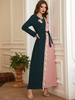 Muslim New Design Modest Lady Skirt Retro Dubai Maxi Dresses Islamic Dubai Women's Abaya