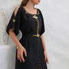 Modest Lady Skirt Women Dubai Maxi Dresses Cardigan Long Sleeve Islamic Dubai Women's Abaya