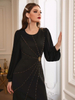 Muslim Women Modest Lady Skirt Dubai Maxi Dresses Islamic Dubai Women's Abaya