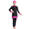  2021 Girl 3 Pieces Fabric Islamic Clothing Sportswear Kids Muslim Fashion Swimwear Modest Full Cover Swimwear Swimsuit Burkini