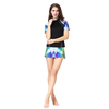  Sportswear Full Cover Sportswear Fashion 3 Pieces Muslim Fabric Swimwear Islamic Clothing 2021 Modest Women Swimwear Swimsuit Burkini
