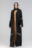 AliExpress Amazon Ebay Hot Style Middle East Turkey Fashion Sequins Tassel Abaya Cardigan Muslim