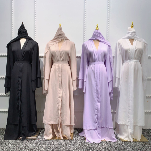 New Muslim Ladies Plus Size Wholesale Casual Modest Maxi Dresses Designer Islamic Abaya
